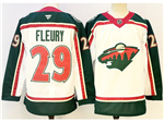 Minnesota Wild #29 Marc-Andre Fleury 2025-26 Throwback White Jersey