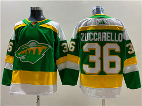 Minnesota Wild #36 Mats Zuccarello Green Reverse Retro 2.0 Jersey