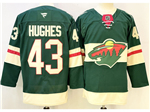 Minnesota Wild #43 Quinn Hughes Green Jersey