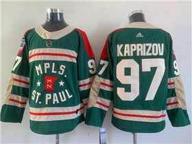 Minnesota Wild #97 Kirill Kaprizov Green 2022 Winter Classic Jersey