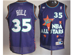 1995 NBA All-Star Game Eastern Conference #35 Grant Hill Purple Hardwood Classics Jersey