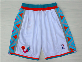 NBA 1996 All Star Game Western Conference White Hardwood Classics Basketball Shorts