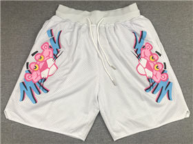 Miami Heat x Pink Panther Just Don White Basketball Shorts