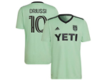 Austin FC 2022/23 Away Mint The Sentimiento Soccer Jersey with #10 Driussi Printing