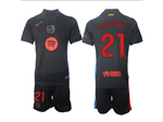 FC Barcelona 2024/25 Away Black Soccer Jersey with #21 F.De Jong Printing