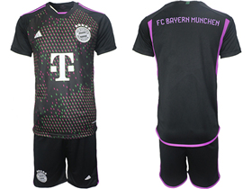 FC Bayern Munich 2023/24 Away Black Soccer Jersey