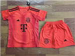 FC Bayern Munich 2024/25 Youth Home Red Soccer Jersey