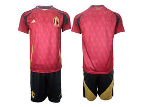 Belgium 2024 Home Red Soccer
