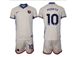 Chelsea F.C. 2024/25 Away White Jersey with #10 Mudryk Printing