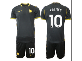 Chelsea F.C. 2026/27 Away Black Jersey with #10 Palmer Printing