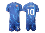 Chelsea F.C. 2024/25 Home Blue Jersey with #10 Mudryk Printing