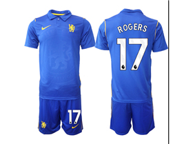 Chelsea F.C. 2026/27 Home Blue Jersey with #17 Rogers Printing