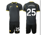 Chelsea F.C. 2026/27 Away Black Jersey with #25 Caicedo Printing