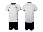 England 2024 Home White Soccer Jersey