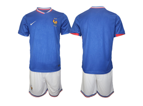 France 2024 Home Blue Soccer Jersey