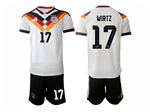 Germany 2026 Home White Soccer Jersey with #17 Wirtz Printing