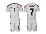 Germany 2024 Home White Soccer Jersey with #7 Havertz Printing