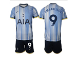 Tottenham Hotspur F.C. 2024/25 Away Light Blue Soccer Jersey with #9 Richarlison Printing