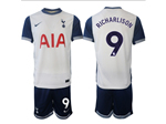 Tottenham Hotspur F.C. 2024/25 Home White Soccer Jersey with #9 Richarlison Printing