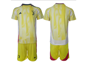 Juventus F.C. 2024/25 Away Yellow Soccer Jersey