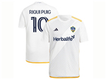 LA Galaxy 2024 Home White City of Dreams Soccer Jersey with #10 Riqui Puig Printing