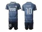 Real Madrid CF 2025/26 Away Navy Soccer Jersey with #10 Mbappé Printing