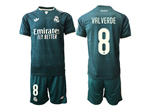 Real Madrid CF 2026/27 Away Dark Green Soccer Jersey with #8 Valverde Printing
