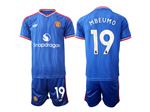 Manchester United F.C. 2026/27 Away Blue Soccer Jersey with #19 Mbeumo Printing
