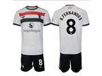 Manchester United F.C. 2024/25 3rd White Soccer Jersey with #8 B.Fernandes Printing