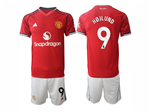 Manchester United F.C. 2025/26 Home Red Soccer Jersey with #9 Højlund Printing
