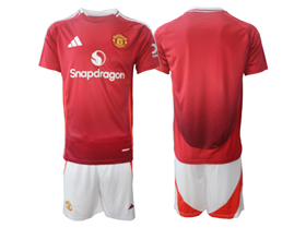 Manchester United F.C. 2024/25 Home Red Soccer Jersey