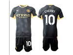 Manchester City F.C. 2026/27 Away Black Soccer Jersey with #10 Cherki Printing