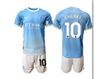 Manchester City F.C. 2026/27 Home Light Blue Soccer Jersey with #10 Cherki Printing