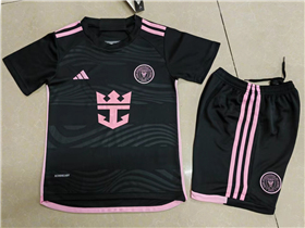 Inter Miami CF 2024 Youth Away Black Soccer Jersey