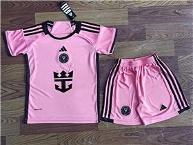 Inter Miami CF 2024 Youth Home Pink Soccer Jersey