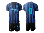 Inter Milan 2025/26 Home Blue/Black Soccer Jersey with #9 Thuram Printing