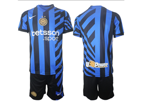 Inter Milan 2024/25 Home Blue/Black Soccer Jersey