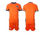Netherlands 2024 Home Orange Soccer Jersey