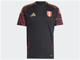 Peru 2024 Away Black Soccer Team Jersey 