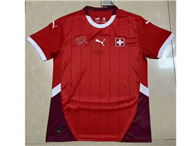 Switzerland 2024 Home Red Soccer Jersey