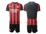 A.C. Milan 2025/26 Home Red/Black Soccer Jersey
