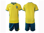 Brazil 2026 Home Gold Soccer Jersey