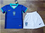 Brazil 2024 Youth Away Blue Soccer Jersey