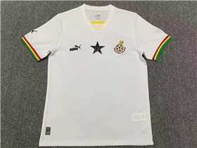 Ghana 2022/23 Home White Soccer Team Jersey