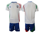 Italy 2024 Away White Soccer Jersey