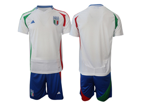 Italy 2024 Away White Soccer Jersey