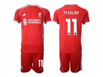Liverpool F.C. 2025/26 Home Red Soccer Jersey with #11 M.Salah Printing