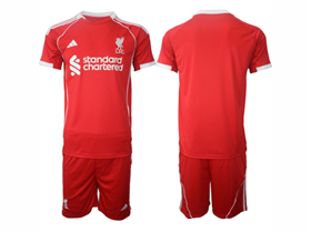 Liverpool F.C. 2025/26 Home Red Soccer Jersey