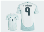 Mexico 2024 Away Light Gray Soccer Jersey with #9 J.QUIÑONES Printing