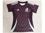 Mexico Women's 2024 Home Dark Red Soccer Team Jersey